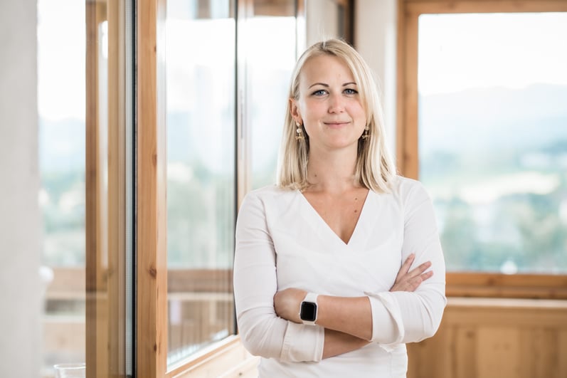 CEO Eva Reiterer smiles